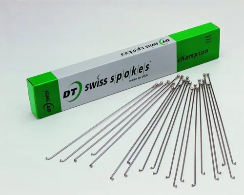 DT Swiss Laufrad DT SWISS Speiche Dt Champion 2,0 234 Ve100 - DT SWISS SPEICHE DT CHAMPION 2,0 in 234 mm, silber, ideal für robuste Fahrradräder, bietet hohe Stabilität und Zuverlässigkeit.
