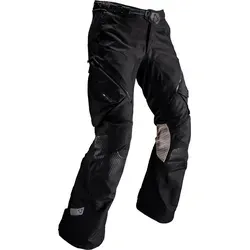 Leatt ADV MultiTour 5.5 Textilhose - Wasserdicht für Damen in Schwarz/Gold - Motorradhosen mit HydraDri® Evo Membrane, 20.000 mm wasserdicht und atmungsaktiv, ideal für sicheres Fahren bei jedem Wetter.