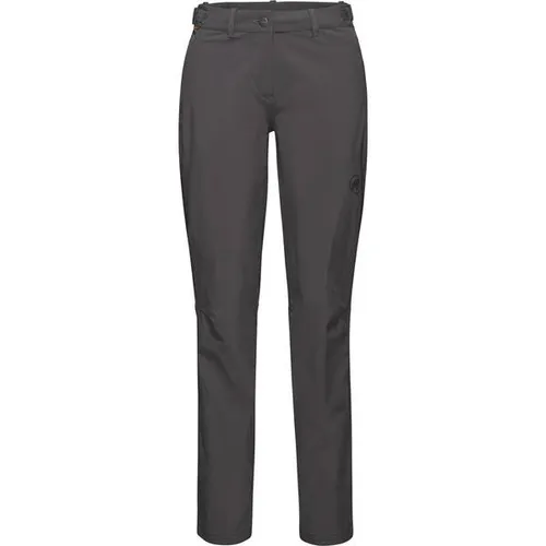Mammut Damen Runbold Hose - Größe M, grau - Wanderhosen aus stretchigem Material, körpernah geschnitten für optimale Bewegungsfreiheit und Komfort bei Outdoor-Aktivitäten.