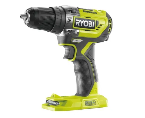 Ryobi R18DD5-0 18V Akku-Schlagbohrschrauber - Akkuschrauber mit 50 Nm Drehmoment und bürstenlosem Motor, ideal für kraftvolle Bohrarbeiten in kompaktem Design, ohne Akku.