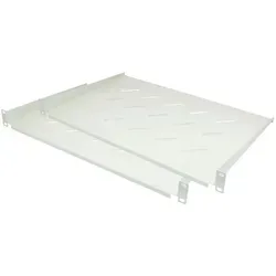 Alcasa GC-N0088 Rack Zubehör Regalboden 19' - Robuster 19' Fachboden für Wandgehäuse und Netzwerkschränke. Mit 300 mm Tiefe und perforiertem Stahlblech für optimale Luftzirkulation. Ideal für die sichere Aufbewahrung von Komponenten. Lieferung im praktischen 2er Set.
