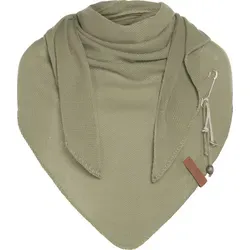 KNIT FACTORY - Lola Dreieckstuch - Fein Gestrickter Damen Schal - Schals für Damen, ideal für Frühling und Sommer, aus atmungsaktivem Baumwollmix für besonderen Tragekomfort und vielseitige Stylingmöglichkeiten.