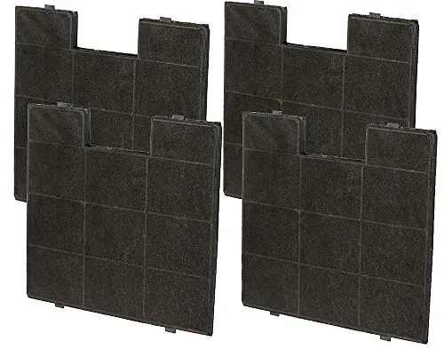 keenberk Kohlefilter für AMICA Dunstabzugshauben KF 17142 (4 Stück) - Dunstabzugshaubenfilter: Effektive Geruchs- und Fettfilterung für frische Küche, passend für zahlreiche AMICA Modelle, langlebig und in Premium-Qualität.