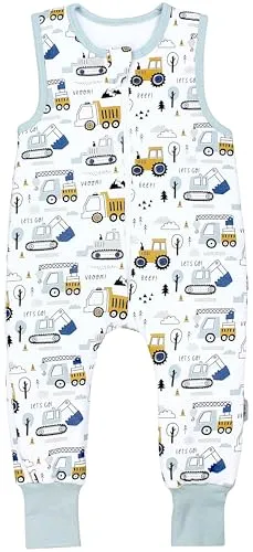 TupTam Ganzjahresschlafsack mit Beinen 2,5 TOG Unisex 80-86 von TupTam