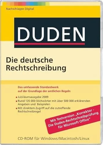 Duden - Die deutsche Rechtschreibung, 25. Auflage: Das umfassende Standardwerk auf der Grundlage der aktuellen amtlichen Regeln (Duden Bibliothek)