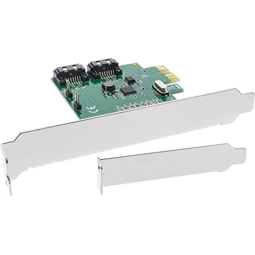InLine 76696C Schnittstellenkarte, 2-fach SATA 6Gb/s - Grafikkarten mit RAID 0/1/SPAN Unterstützung, ideal für Datenmanagement und hohe Übertragungsraten.