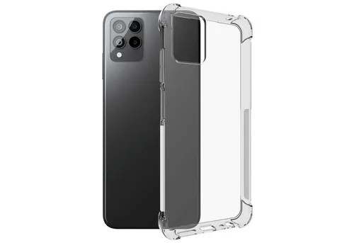mtb more energy Smartphone-Hülle Clear Armor Case für Telekom T Phone Pro, T-Mobile Revvl 6 PRO 5G, Transparente TPU Schutzhülle Case Backcover mit Anti-Shock Verstärkung