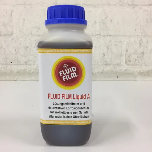 Fluid Film Liquid A - 1 Liter Korrosionsschutz - Rostschutz und Hohlraumschutz, lösungsmittelfrei und optimal für feuchte Oberflächen, bietet langfristigen Schutz gegen Korrosion und Wasser.