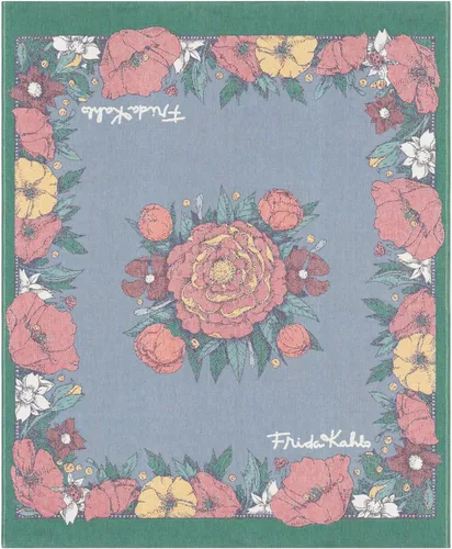 Ekelund Plaid Vida Frida Kahlo 140x170 cm Baumwolle von Ekelund