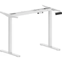 Elektrisches höhenverstellbares Schreibtischgestell mit Speicherfunktion, Weiß