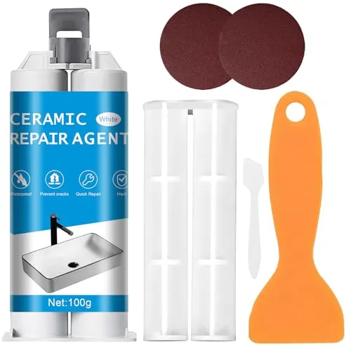 Fliesenreparaturset Weiß 100g