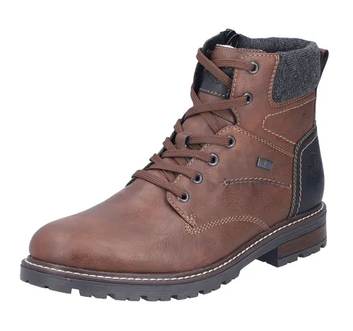 Rieker Schnürboots 32031-25 Braun 45 EU - Wanderschuhe mit RiekerTEX-Membran für optimale Atmungsaktivität und wasserabweisenden Schutz. Kuscheliges Wollfutter sorgt für warme Füße an kalten Tagen.
