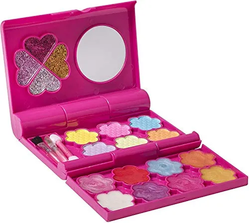Playkidiz Meine erste Prinzessin kinderschminke für Mädchen – Ungiftiges, waschbares Schönheits kinderschminke set mädchen – Rollenspiel-Geschenkset für Kleinkinder - Perfekt Makeup Set for Girls
