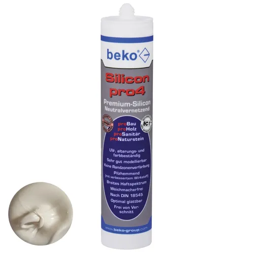 beko Silicon pro4 Premium Neutralvernetzende Dichtung 310 ml