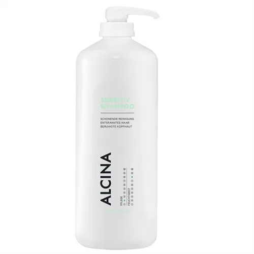 Alcina Sensitive-Shampoo 1250 ml - Shampoo für empfindliche Kopfhaut, sanfte Reinigung und Pflege für ein angenehmes Hautgefühl.