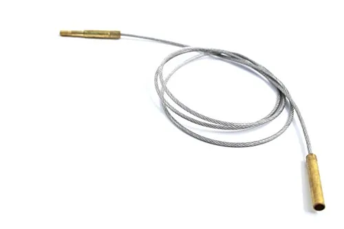 Flexible Reinigungsstäbe für die Waffenpflege kunststoffummantelter Edelstahl M4-Innengewinde mit Einführhilfe Verschiedene Längen