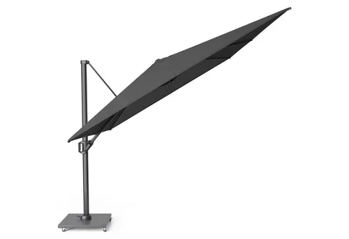 Platinum Sonnenschirm rechteckig 4x3 m Challenger T1 Premium kippbar - Robuster Sonnenschirm in elegantem Schwarz mit 360° Kippfunktion. Ideal für schattige Plätze im Garten oder auf der Terrasse. Hergestellt aus Aluminium und Spuncrylic-Stoff für höchste Qualität.