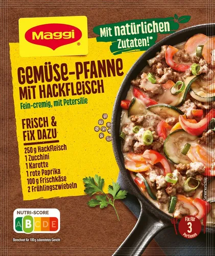 Produktbild Maggi Fix Gemüse Pfanne Hackfleisch