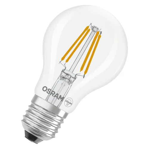 OSRAM LED Leuchtmittel LED Retrofit CLASSIC A 3.4W 827 Clear E27 Warm weiß 40998