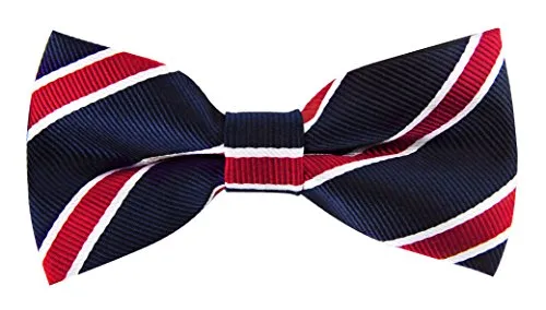 axy Kinderfliege, Jungen Fliege, bereits gebunden, Konfirmation verstellbar in verschiedenen Farben KFLI2 (Bunt Nr.9)