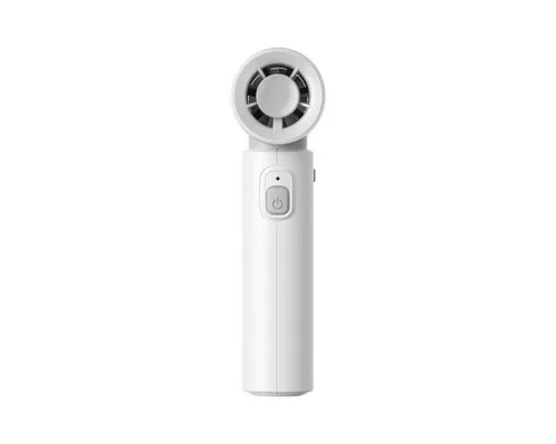 JisuLife Handheld Fan 9 Grau - Kompakter Handventilator mit 5 Geschwindigkeiten und langlebigem Akku (3600 mAh). Ideal für den Einsatz unterwegs oder zu Hause, sorgt für erfrischende Kühlung an heißen Tagen.