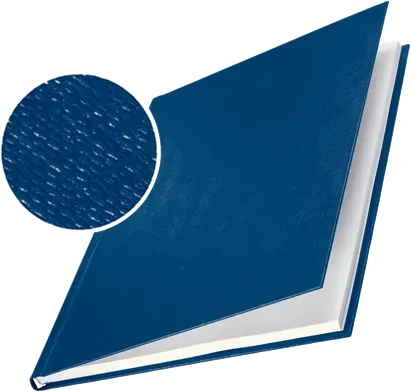 LEITZ Buchbindemappen blau Hardcover für 211 - 245 Blatt DIN A4, 10 St. - Zubehör Buchbindegeräte, verwandeln Sie lose Blätter in ansprechende Mappen mit edler Leinenoptik und starkem Material für optimalen Schutz.