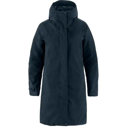 Fjällräven HC Hydratic Padded Parka W dark navy (555) XS - Damen Parka, wasser- und winddicht sowie warm gefüttert – ideal für kalte und nasse Tage.