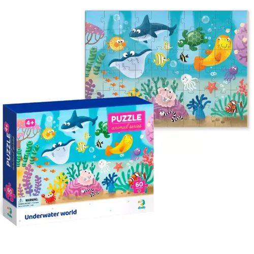 Puzzle 60 elementów. Podwodny świat Dodo 4820198243142