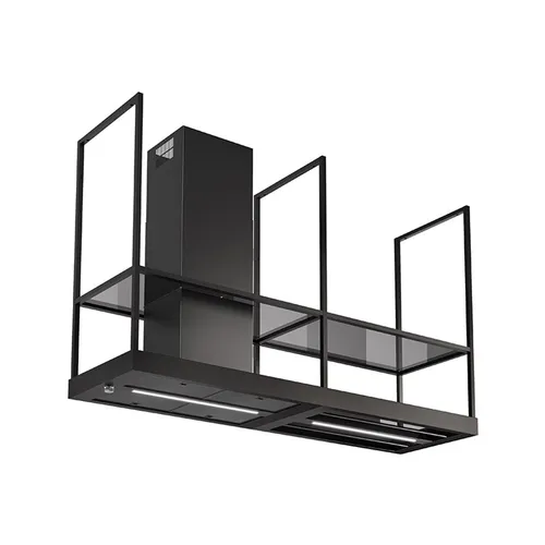 Dunstabzugshaube Insel Faber 180 cm Abluft / Umluft T-Shelf 325.0606.131 Matt...