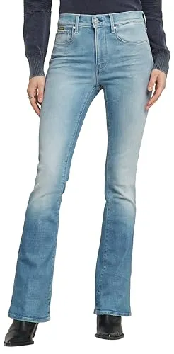 G-STAR Damen 3301 Flare Jeans - Stylische Flare Jeans im klassischen 5-Pocket-Design für optimalen Tragekomfort und einen originellen Look. Perfekt für trendbewusste Damen.