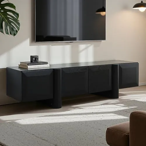 Hometopia TV-Schrank Modern, Schwarz von Hometopia