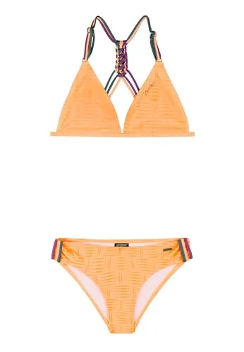 Protest Mädchen Bikini PRTFimkes JR 164 - Stylischer Bikini mit abnehmbaren Schaumstoffcups für individuellen Komfort. Hergestellt aus recyceltem Material, ideal für nachhaltige Bademode. Perfekt für den Sommer und sorgt für einen tollen Look am Strand.