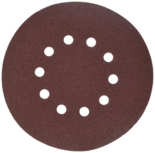 Matrix Schleifpapier Schleifscheiben Set 10Stück für Trockenbauschleifer DWS 600 710 710new und DWS 1200 1280 1280-2 (verschiedene Körnungen, mit Klett, 215mm Durchmesser, 130210020)