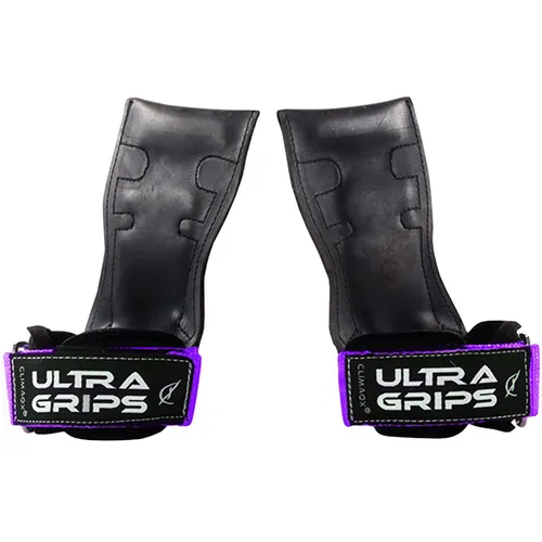 Climaqx Ultra-Grips Zughilfen für Kraftsport - Kraftsport-Zubehör mit flexiblen, anti-rutsch Gummi für mehr Kontrolle und Schutz vor Verletzungen. Ideal für sicheres Training und neues Muskelwachstum.