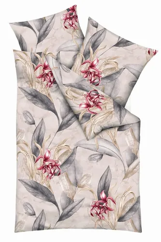 Kaeppel Bettwäsche Asmara, Feinbiber, 2 teilig in braun von Kaeppel