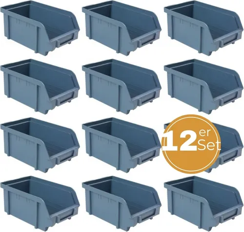 Stapelbox Gr.2 Set mit Wandhalterung von GarPet