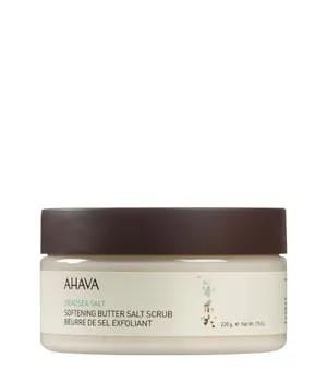 AHAVA Deadsea Salt Softening Butter Salt Scrub 220 g - Peeling mit feuchtigkeitsspendender Wirkung, entfernt sanft abgestorbene Hautzellen und hinterlässt ein geschmeidiges Hautgefühl.