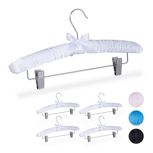 Kleiderbügel Rockbügel Klemmbügel Clipbügel Hosenbügel Klammerbügel 5er Set