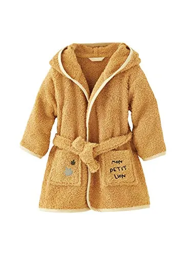 Vertbaudet Baby Bademantel LÖWE senfgelb 92/98