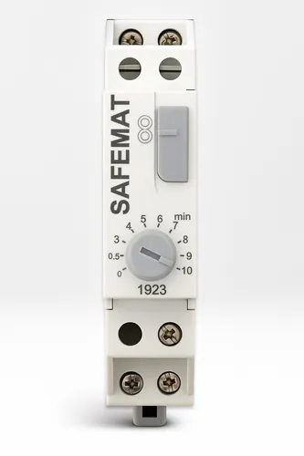 SAFEMAT Sicherungsautomat Treppenlichtzeitschalter - Trenn- & Lastschalter mit maximaler Stromstärke von 20 A, ideal für zuverlässigen Schutz und einfache Steuerung von Treppenlichtanlagen.