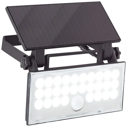 LED Außenwandlampe mit Bewegungsmelder, Solar, 1000 lm