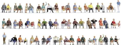 Produktbild NOCH N Passanten Bemalt, Sitzend