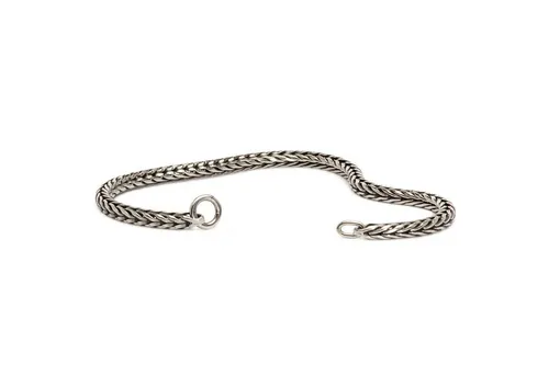 TROLLBEADS Armband, 925 Sterlingsilber ohne Verschluss, 15cm - Elegantes Armband aus 925 Sterlingsilber, geschwärzt für einen besonderen Look. Ideal für individuelles Styling mit Charms, perfekt für Damen.
