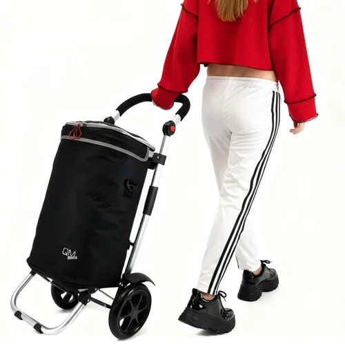 Einkaufstrolley 40Ltr. klappbar Einkaufsroller faltbar Shopping Trolley Kühlfach