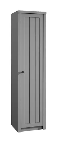 Eintüriger Kleiderschrank Stoffschrank für modernes Wohnen - Vielseitiger Kleiderschrank mit 5 Regalfächern und modernem Design, ideal für Flur, Schlafzimmer oder Gästezimmer. Robuste Bauweise und praktische Türen für optimalen Stauraum.