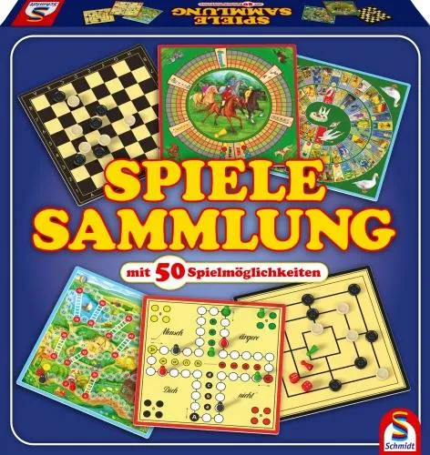 Produktbild Schmidt Spiele Spiele-Sammlung mit 50 Spielen 49112