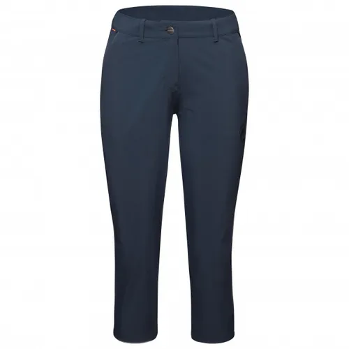 Mammut Women's Runbold Capri Pants - Shorts Gr 34 blau - Atmungsaktive Wanderhosen für Damen in Blau, Größe 34; ideal für aktive Outdoor-Abenteuer mit hohem Stretchanteil für optimale Bewegungsfreiheit.