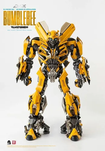 ThreeZero Transformers: The Last Knight DLX Bumblebee Action Figure Set - Action- & Spielfiguren, detailgetreue Nachbildung von Bumblebee, ca. 20 cm groß, ideal für Sammler und Fans der Transformers-Reihe