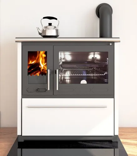 Holzherd Plamen 850 weiß
