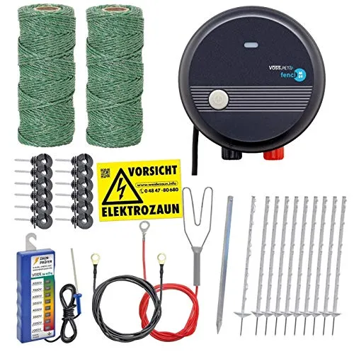 Hundezaun Komplettset 50m Elektrozaun